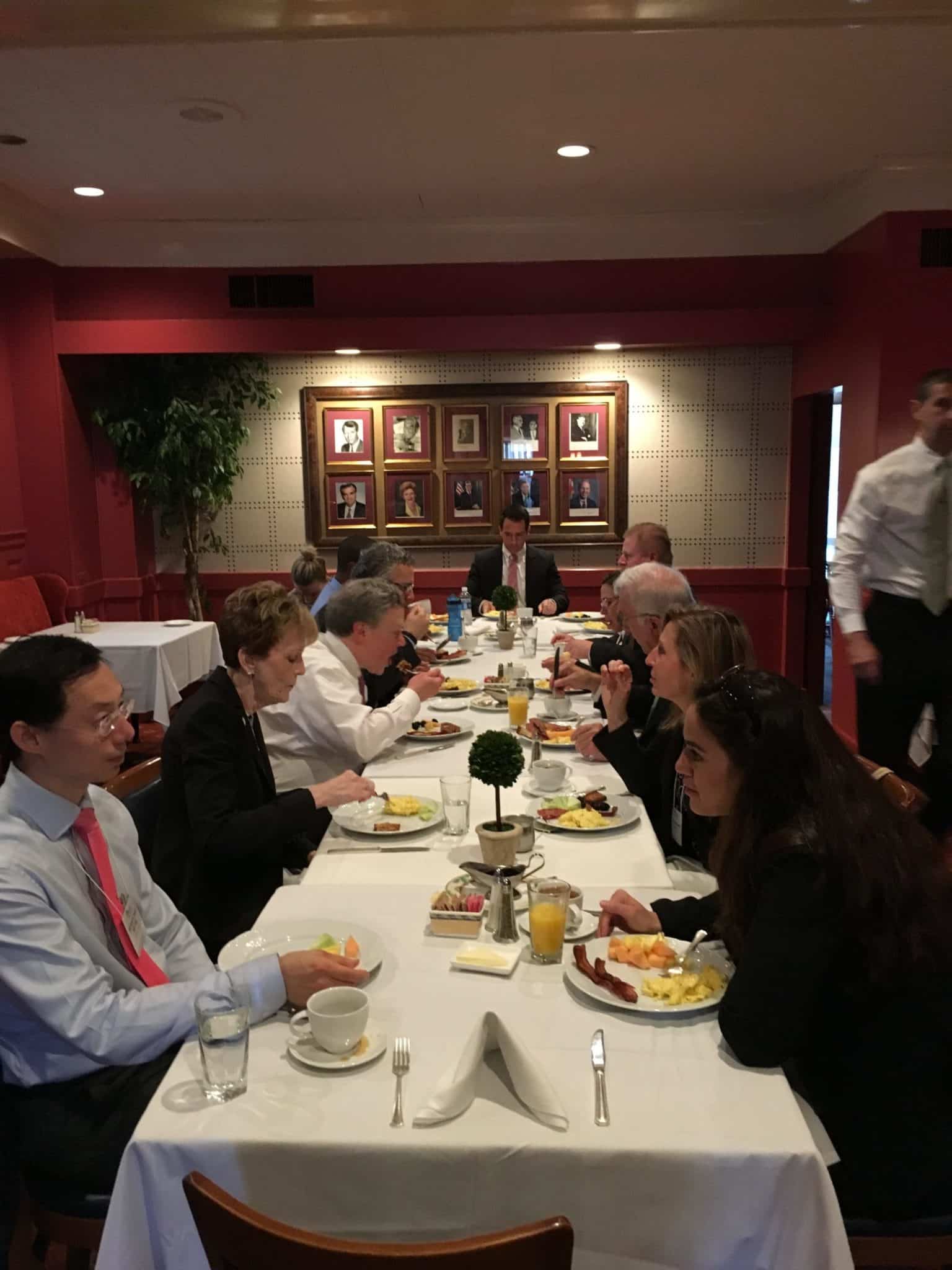 Fueling up for a day full of advocacy.