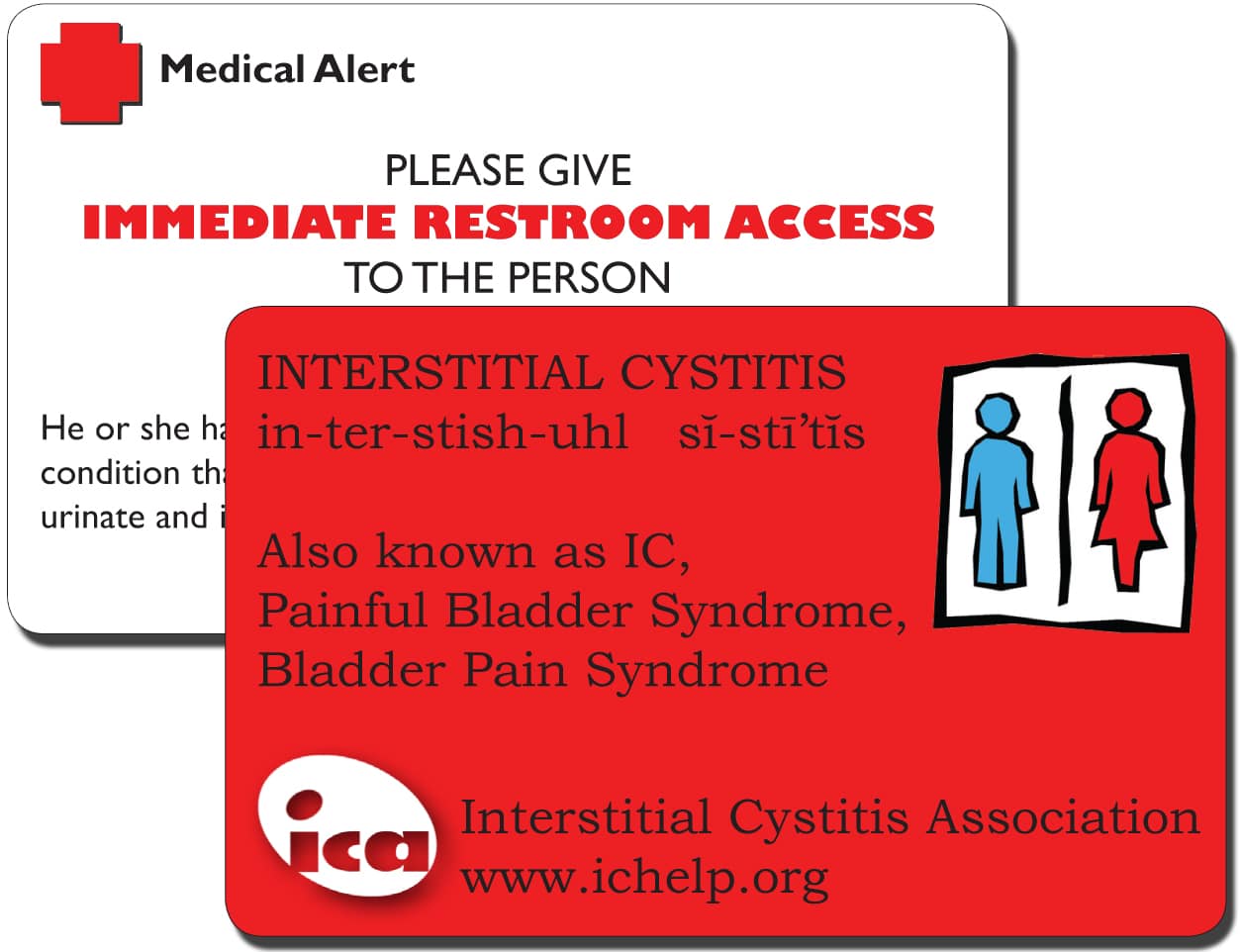 Restroom Access Card Image For EStore